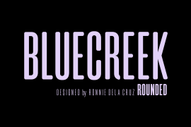 Blue Creek Rounded Extra Condensed