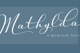 Mathylda Script