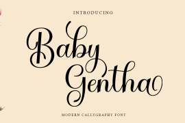 Baby Gentha Script Regular