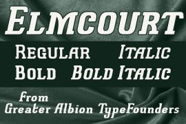 Elmcourt Bold Italic