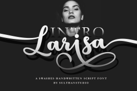 Larisa script Regular