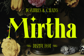 Mirtha Display Bold