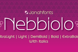 Nebbiolo ExtraBold Italic