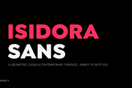 Isidora Sans Black