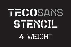TecoSans Stencil