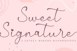 Sweet Signature Italic