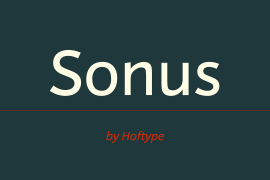 Sonus Thin Italic