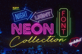 Night Light Neon Script Three