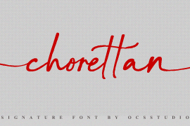 Chorettan Italic