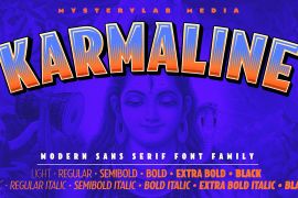 Karmaline Extra Bold Italic