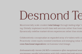 Desmond Text Bold Italic