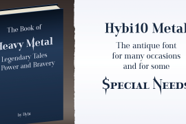 Hybi10 Metal Capitals Bold