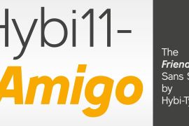 Hybi11 Amigo Extra Bold Italic