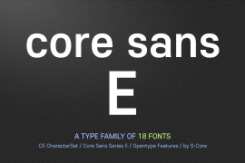 Core Sans E 65 Bold