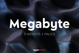 Megabyte Black Italic