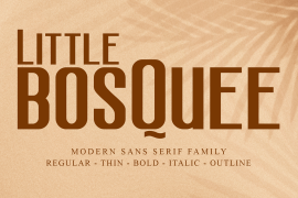 Little Bosquee Regular