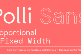 Polli Sans Mono Bold Italic