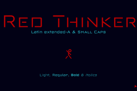 Red Thinker Bold