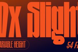 Dx Slight Extra Bold Ultra Slanted