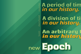 New Epoch Bold