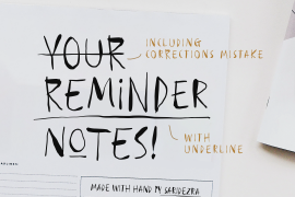 Reminder Notes Regular