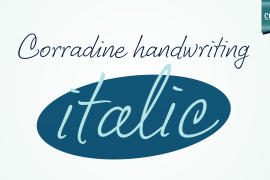Corradine Handwriting Italic