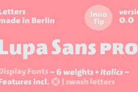 Lupa Sans Pro Bold Italic
