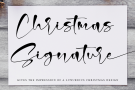 Christmas Signature Italic