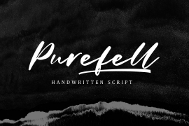 Purefell Script Regular