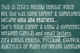 Zira Small Bold