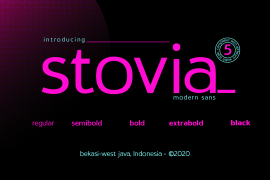 Stovia Extra Bold