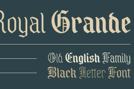 Royal Grande Black Slanted