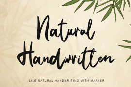 Natural Handwritten Regular