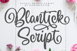 Blantick Script Regular