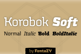 Korobok Soft Bold Italic