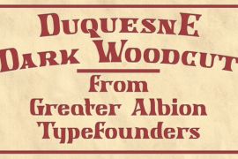 Duquesne Dark Woodcut