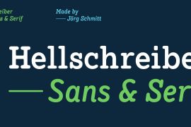 Hellschreiber Serif Bold