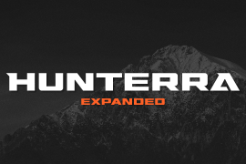 Hunterra Heavy Expanded Outline