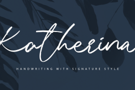 Katherina Signature Font