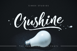 Crushine Brush Script