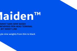 Maiden Sans Black