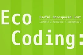 Eco Coding WGL4 Bold Italic