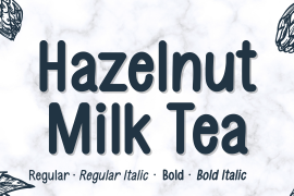 Hazelnut Milk Tea Bold