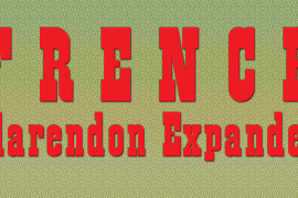 French Clarendon Expanded Bold