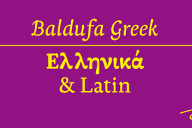 Baldufa Greek Ltn Bold