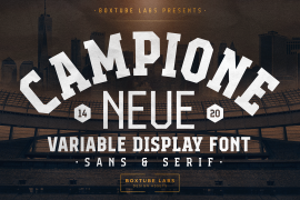 Campione Neue Serif Thin
