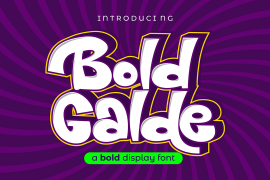 Bold Galde  Regular