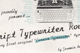 Script Typewriter Rough