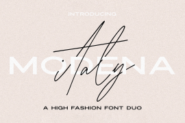 Modena JW Font Duo Script