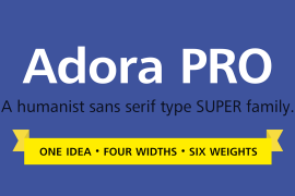 Adora Compressed PRO Regular Italic